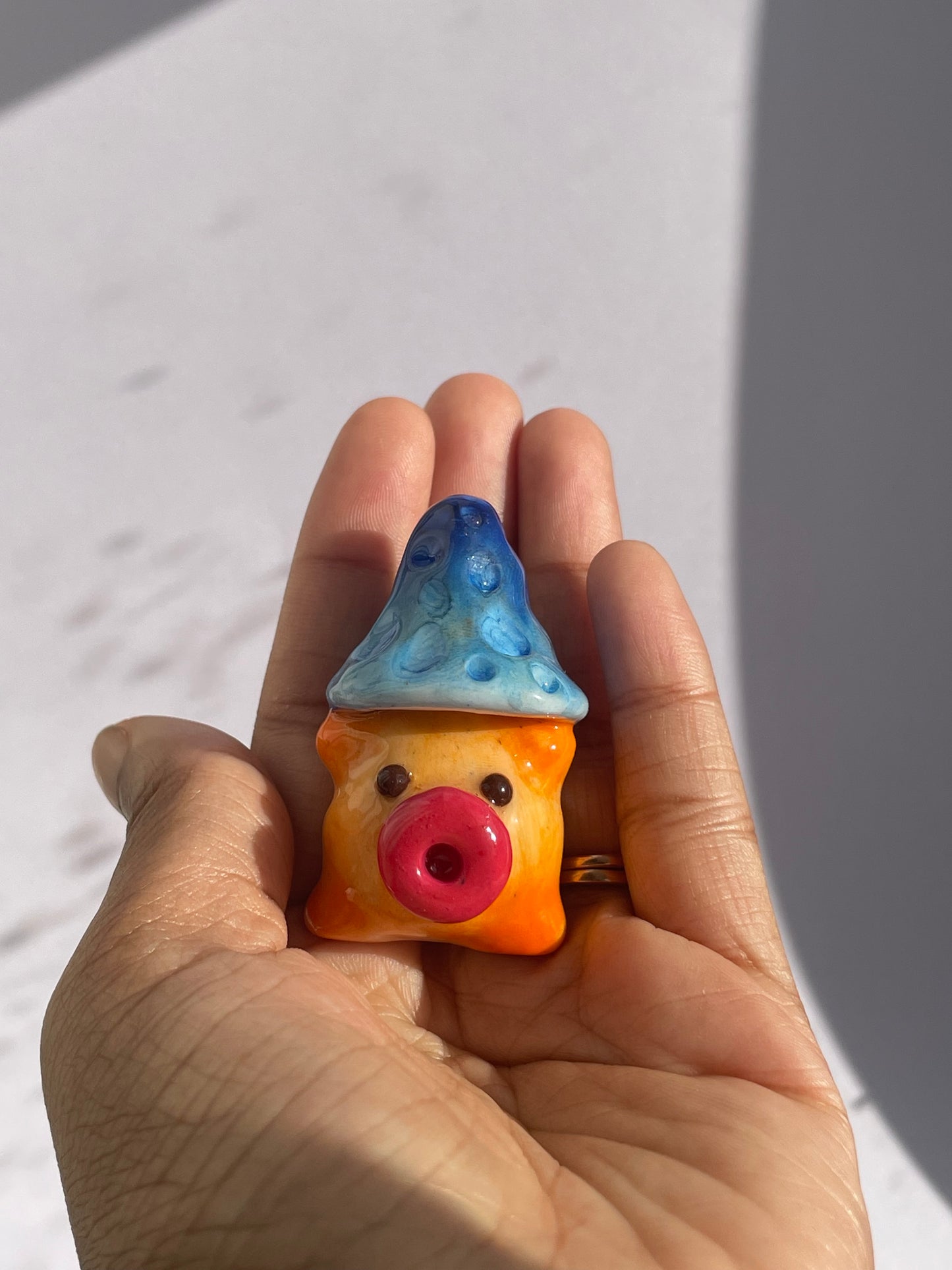 Anubis- Mushroom Clay Figurine