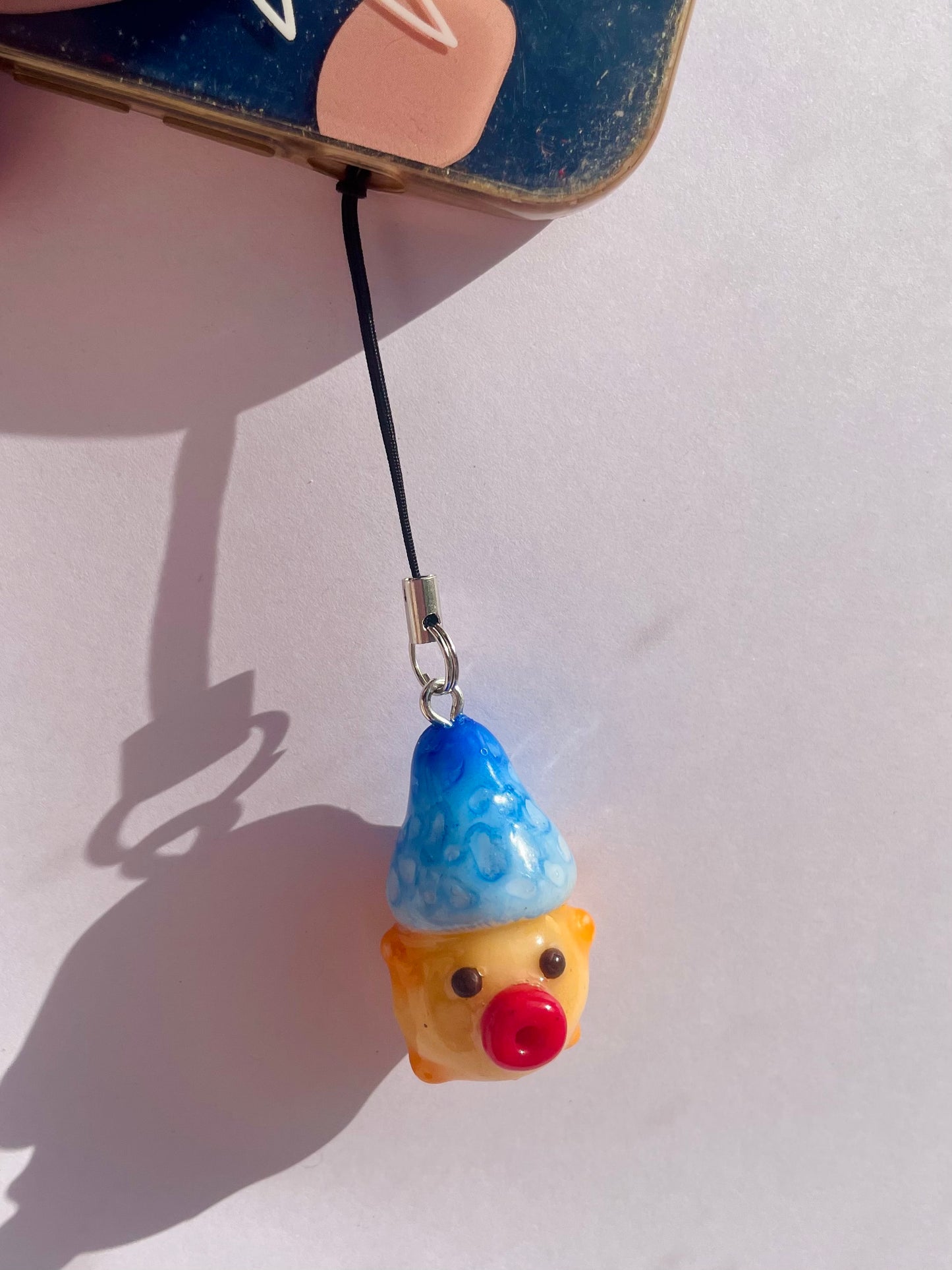 Anubis- Mushroom Clay Charm