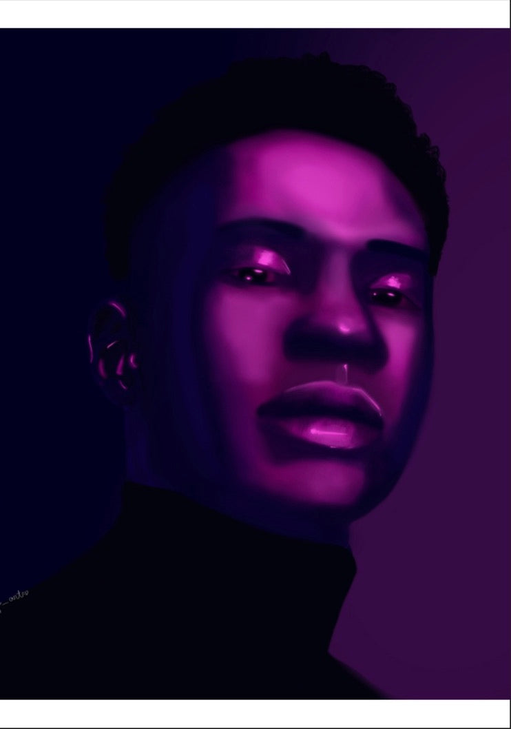 "The Hue of Presence"- A5 Art Print